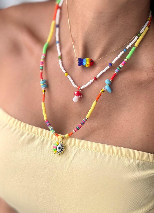 Collar trio colores.