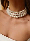 Collar trio perla.