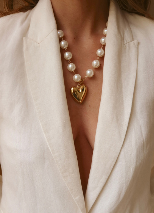 Collar maxi perla.