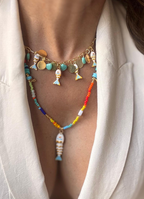 Collar pez azul.