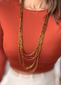 Collar cascada.