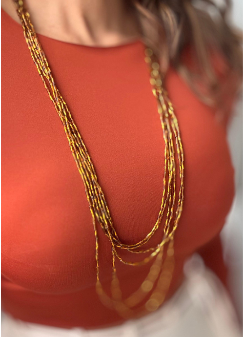 Collar cascada.
