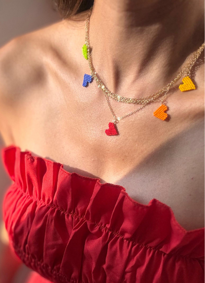collar de colores