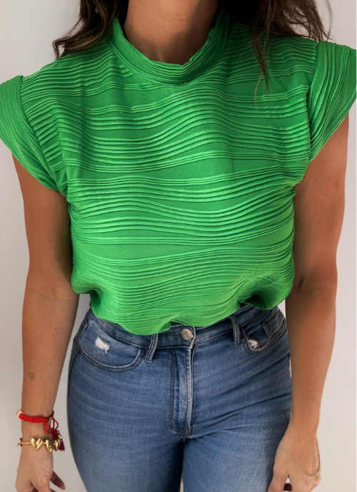 blusa verde